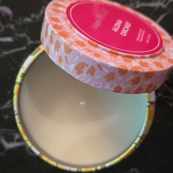 ❤️BUY 5 GET 3 FREE Aloha Orchid Pattern Play Petite Jar Capri Blue 8oz - Picture 8 of 10